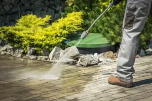 AEG Cleaning Services-safely remove moss on concrete